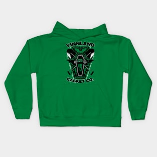 "Vinnland Casket Co Green" Kids Hoodie